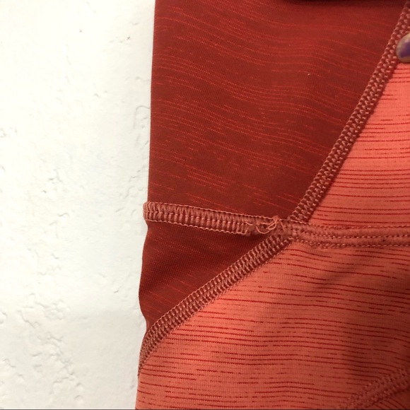 3/4 Red and Orange Outdoor Leggings size Small - Picture 10 of 10